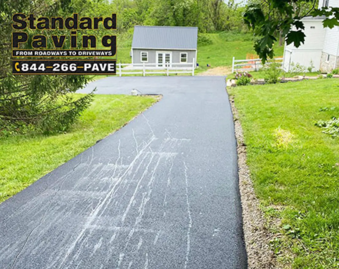 asphalt driveway paving over gravel 1