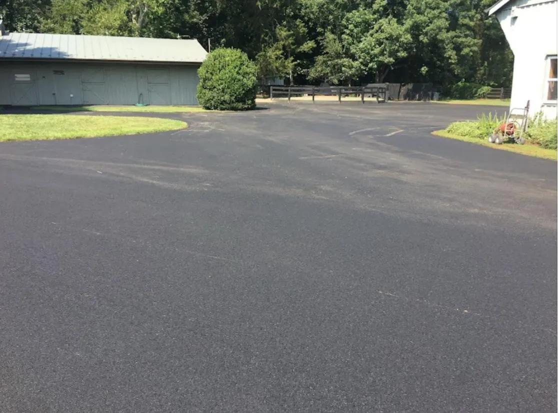 asphalt private road or pipe stem recap