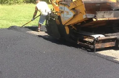 asphalt driveway paving over gravel