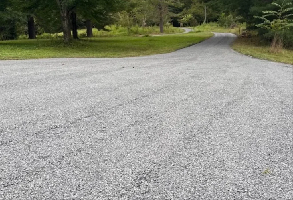 how is tar & chip driveway paving over gravel