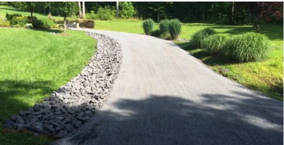 when tar chip paving over